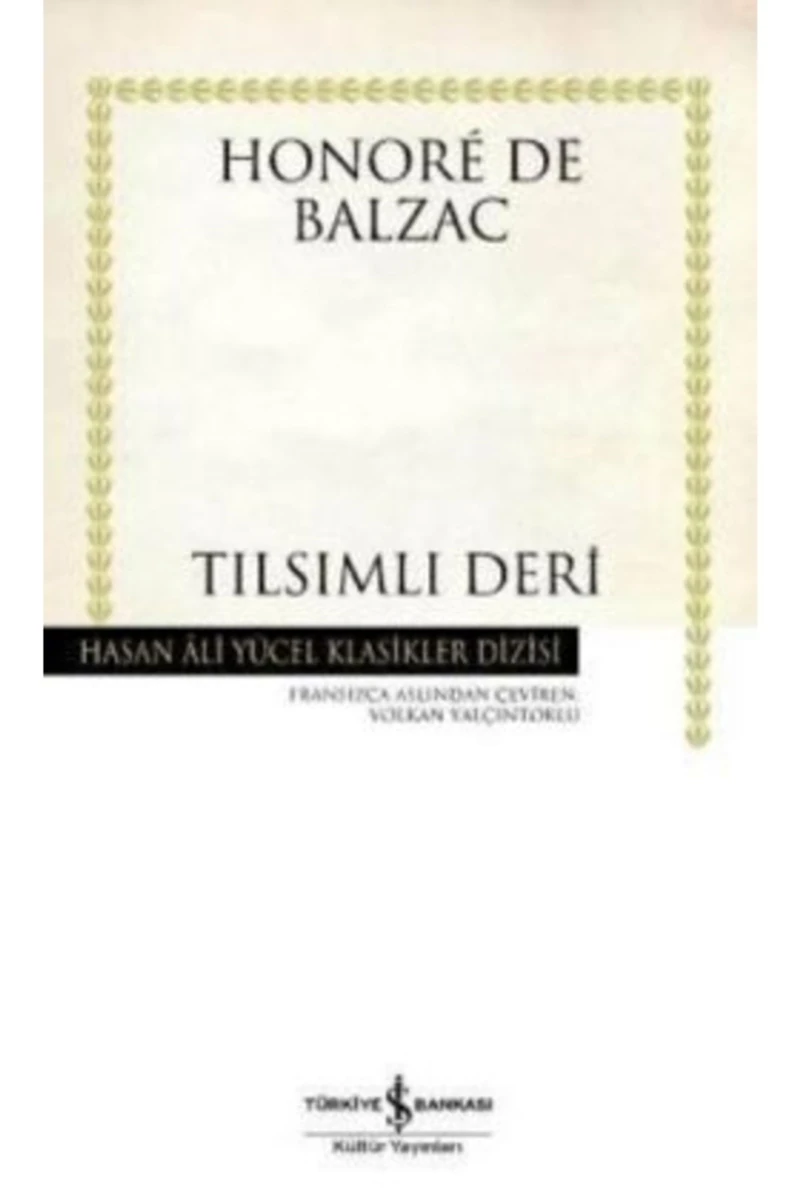 Tılsımlı Deri - Honore De Balzac