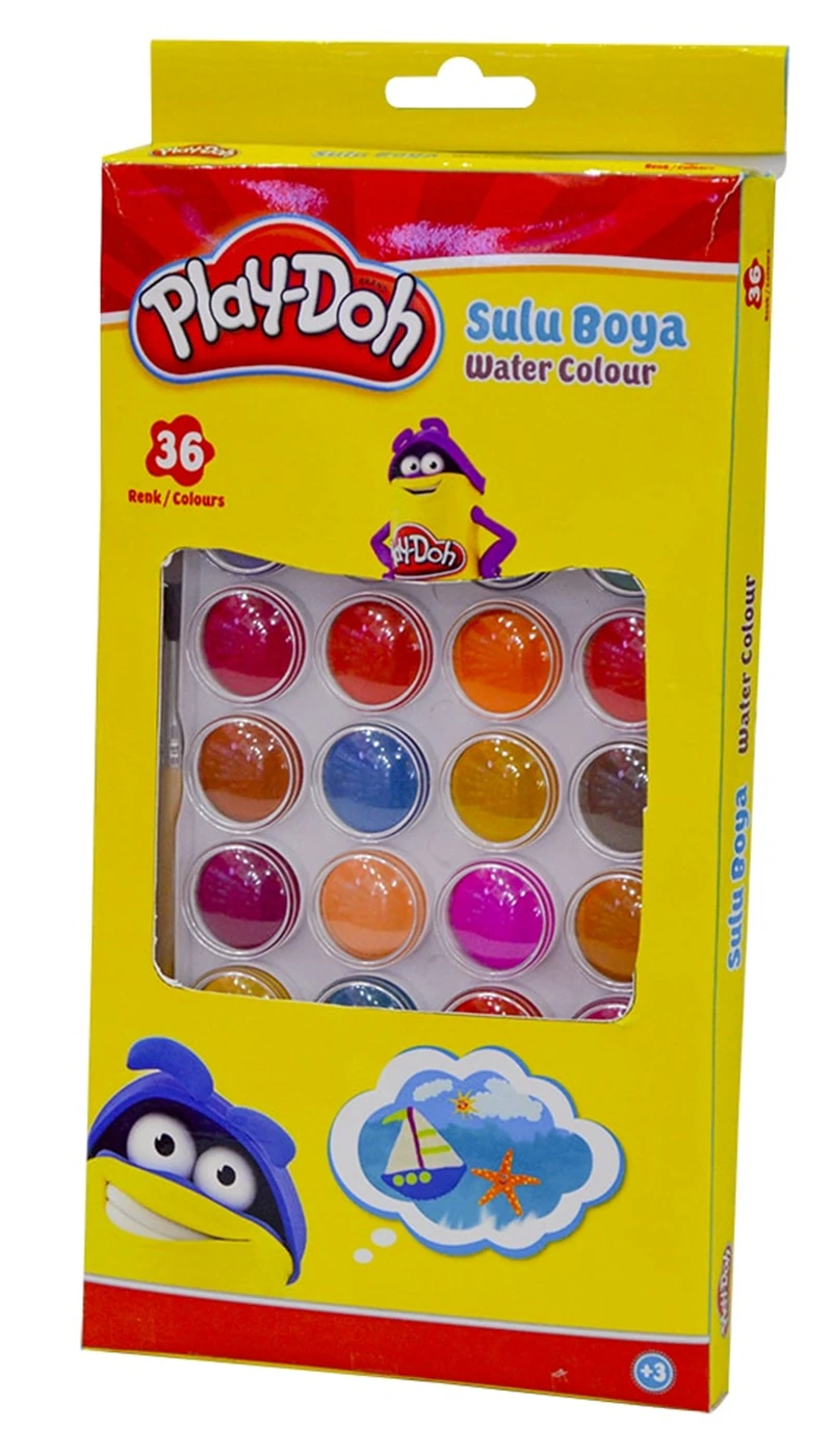 Play-Doh Suluboya 36 Renk 23Mm Play-Su010
