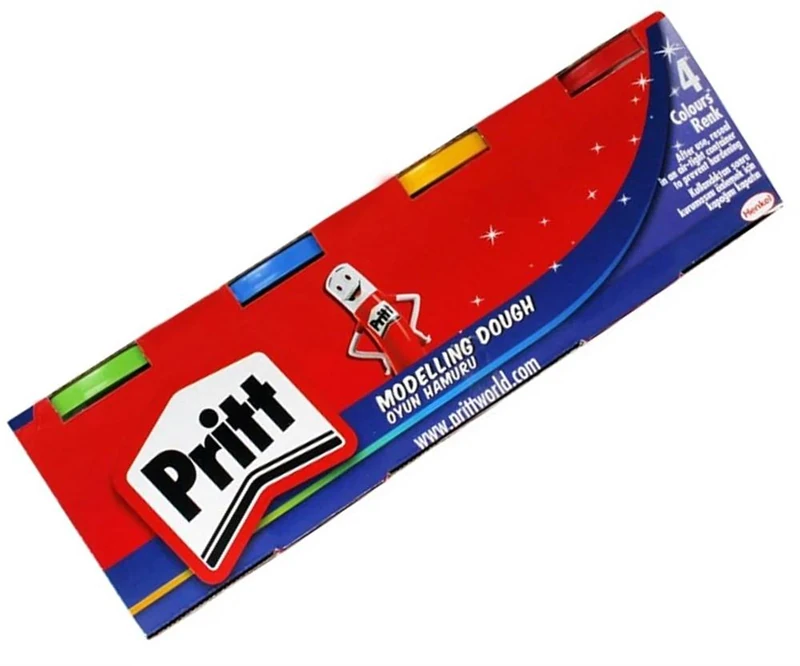 Pritt 1831458 4Renk 100Gr Oyun Hamuru 12 *12