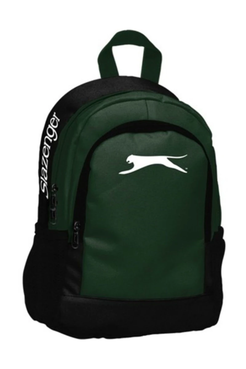 Slazenger 19351 Siyah/Haki Yeşil Anaokulu Sırt Çantası - Erkek Çocuk