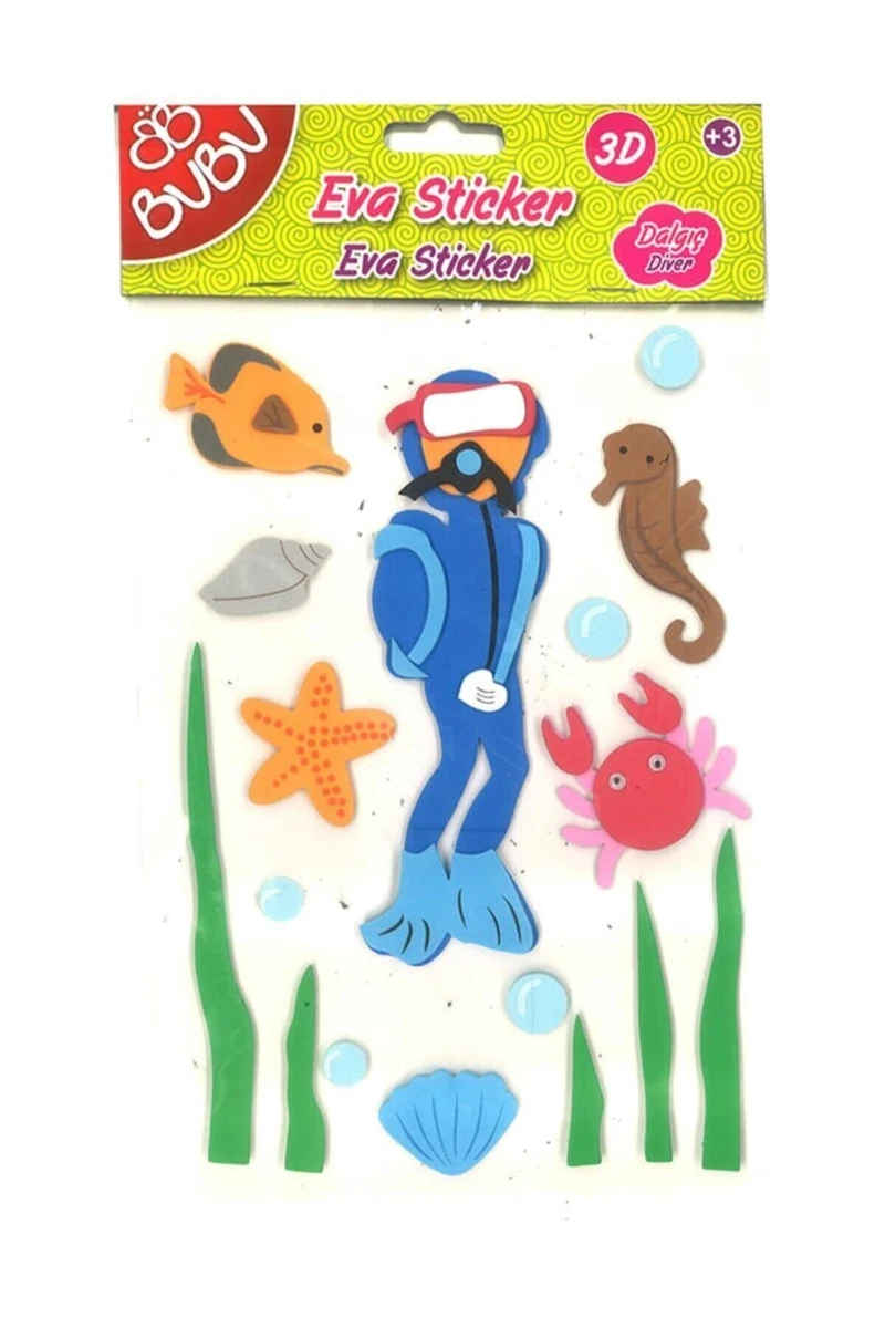 Bubu 3D Eva Sticker Meslekler Doktor ST0046
