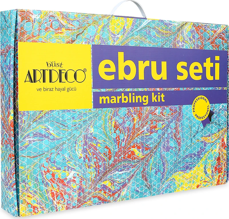 Artdeco Y-016 Es-9 10 Renk Profesyonel Ebru Seti