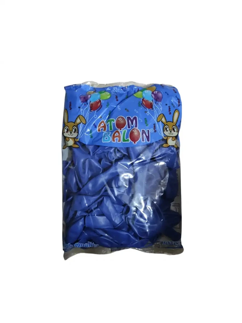 Vatan Vt389 Tek Renk Balon Koyu Mavi 100Lü