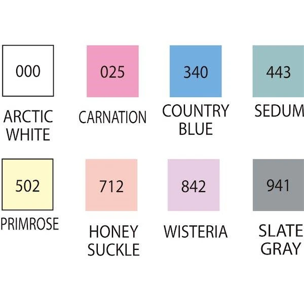 Zıg Acrylısta Markör Kesik Uç Pac-50/8Vd 8 Li Gırly/Baby