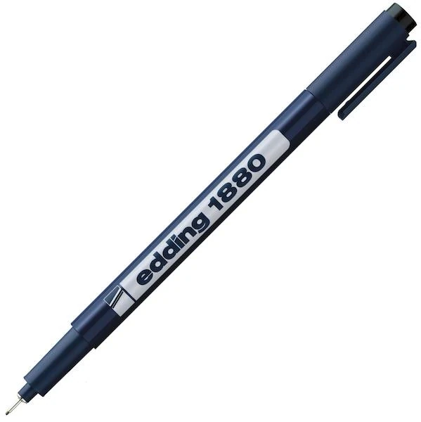 Edding Ed188001Mm01 Teknik Çizim Kalemi 0,1Mm Siyah