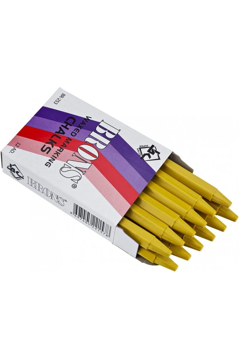 Brons Br-253 Marka Tebeşiri Sarı