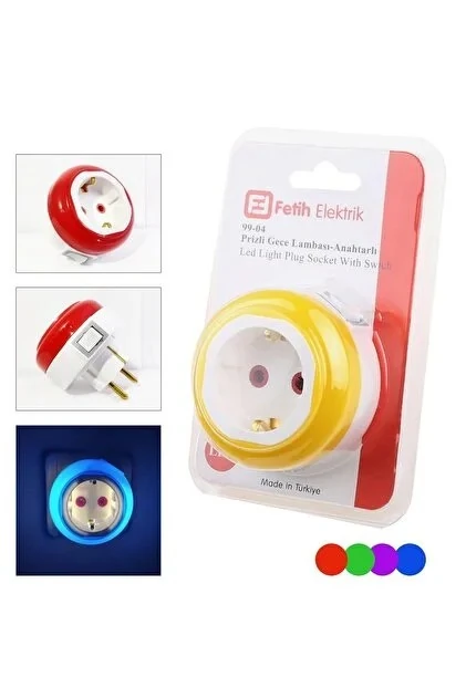 FETİH Gece Lambası Prizli Led Anahtarlı 99-04