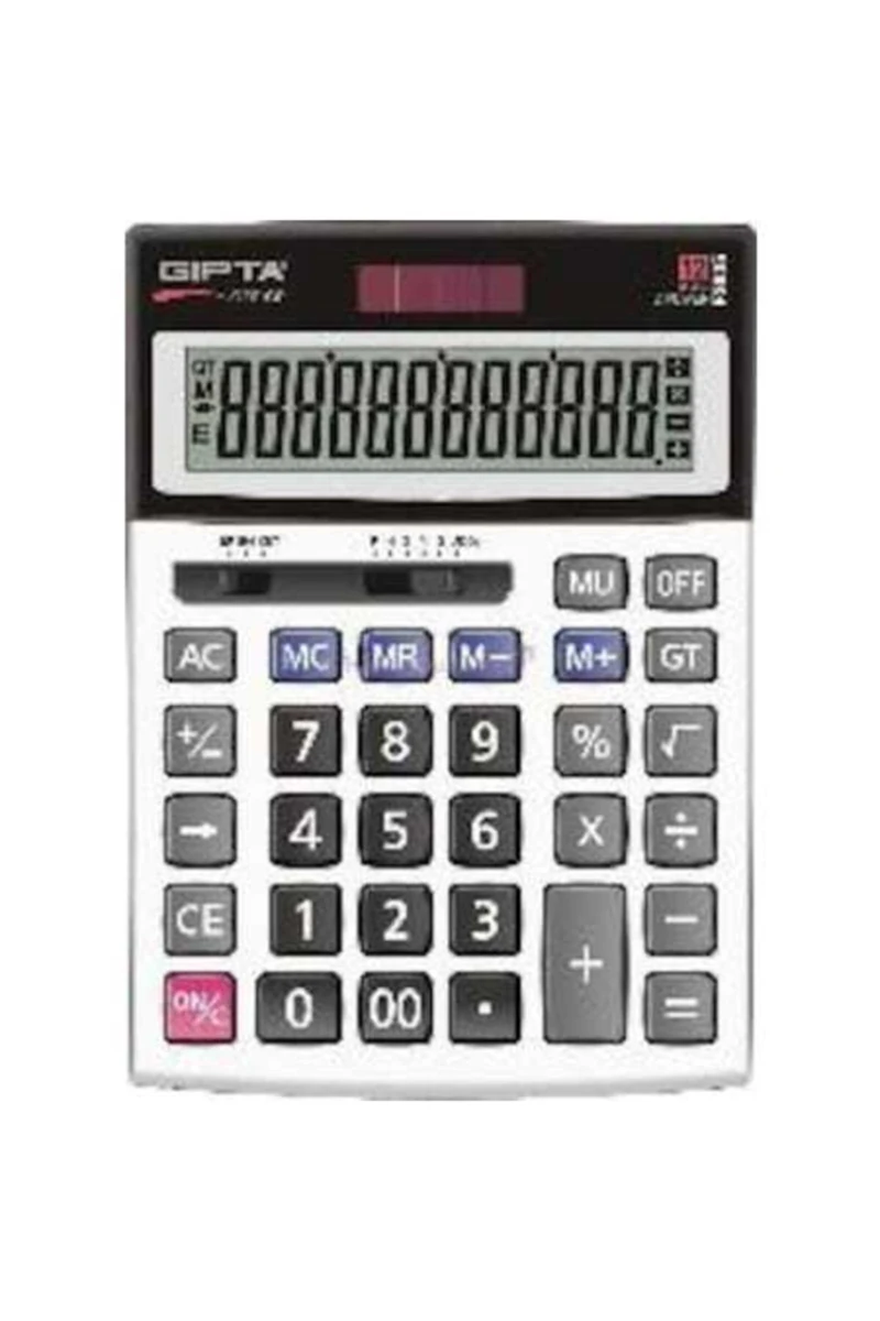 Gıpta F3035 Hesap Makinesi - 12 Hane Masa Tipi