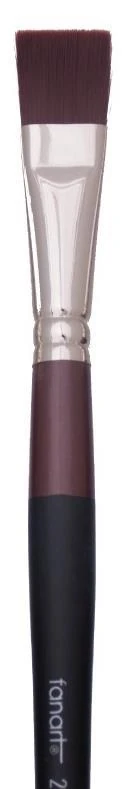 Fanart Academy Fırça 278 Serisi Sentetik Kıl Kısa Yassı Uzun Sap No:12 F-7278.12