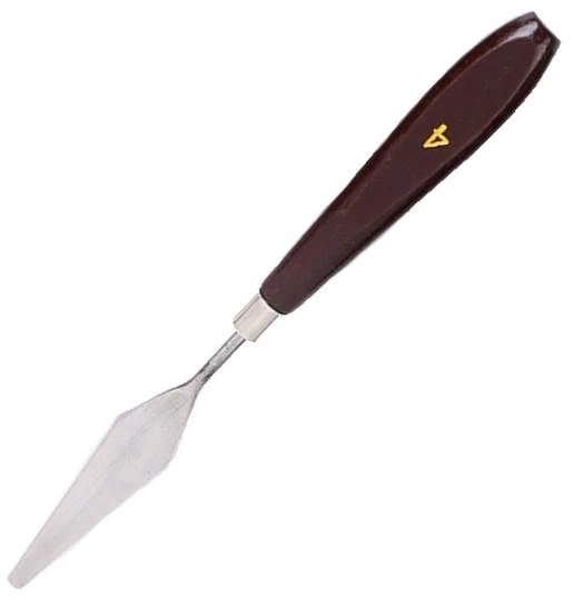 Ceoart Metal Spatula Tekli No:2 (Boyalı Ahşap Sap) Ceo-Sn0006