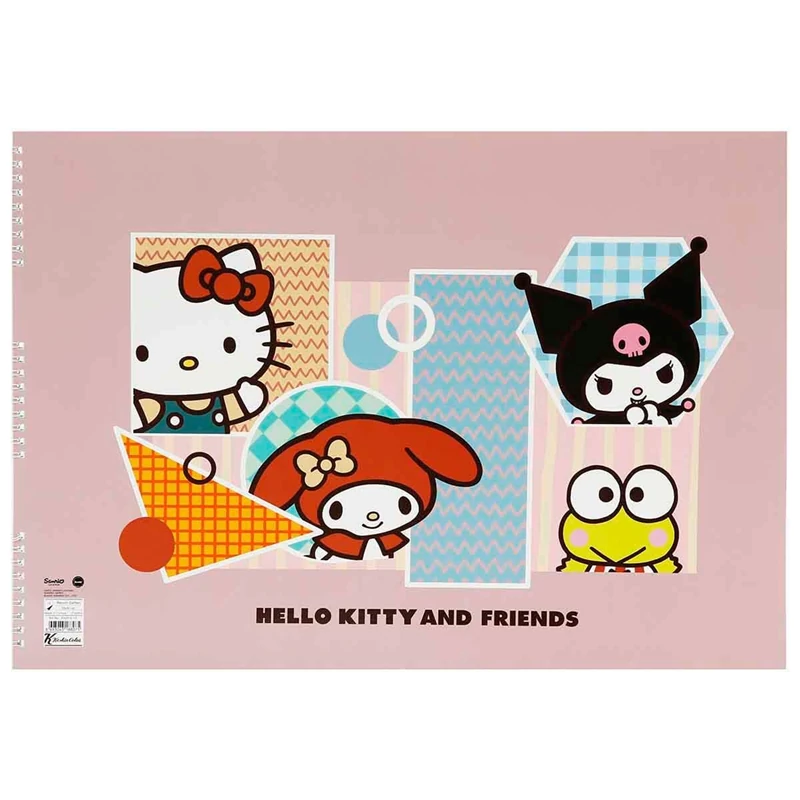 Hello Kitty And Friends Resim Defteri 35 x 50 cm 15 Yaprak 300315-13