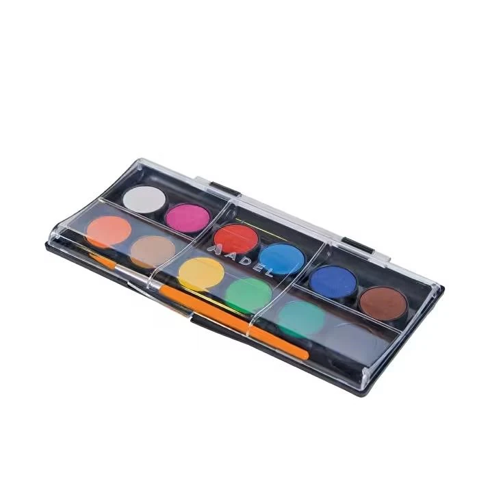 Adel sulu boya 12 li 30mm büyük karton kutu