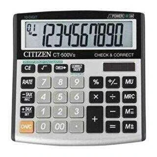 Adel Citizen Hesap Makinesi İşlem Hafızalı 10 Haneli Ct-500Vıı
