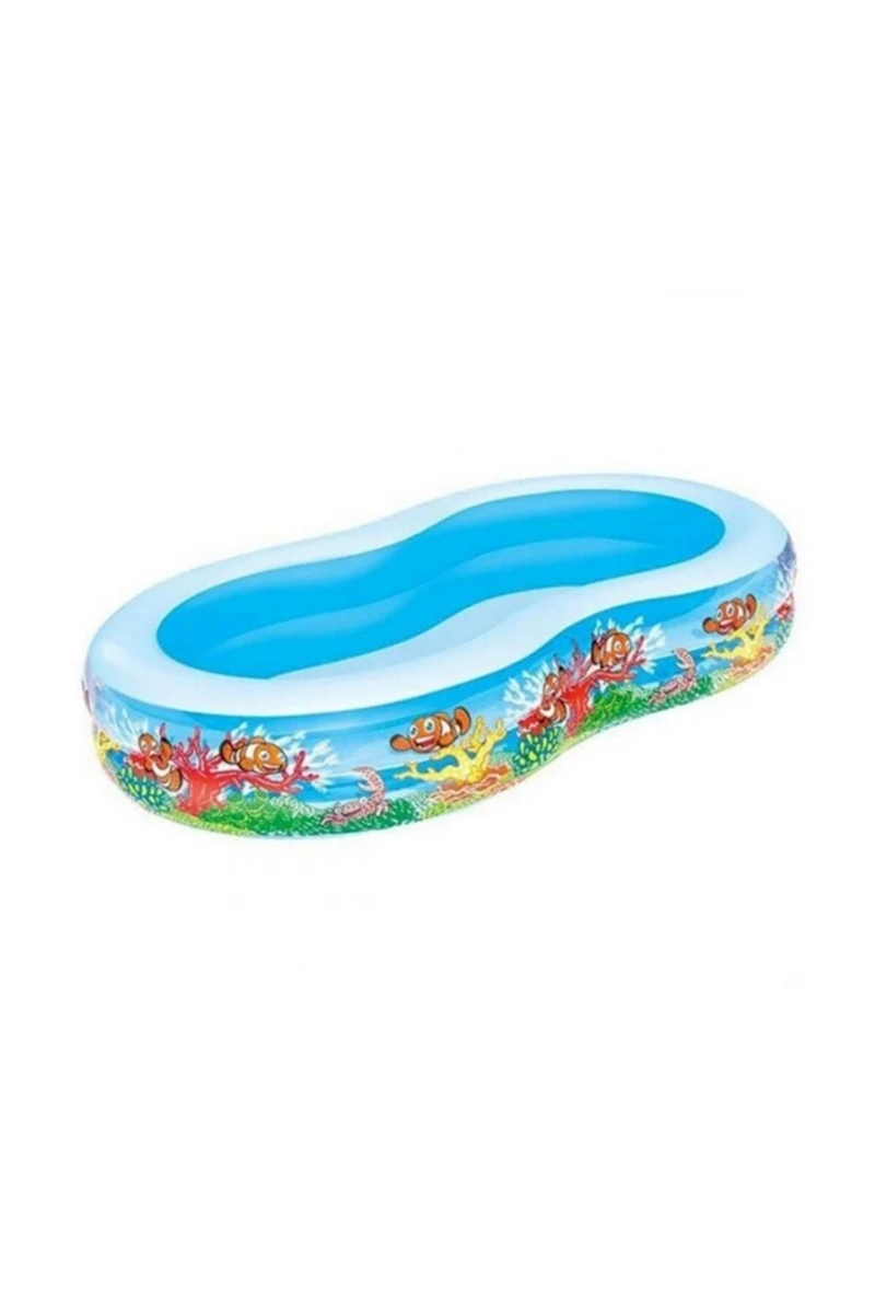 Bestway Desenli Oval Şişme Havuz 262X157cm