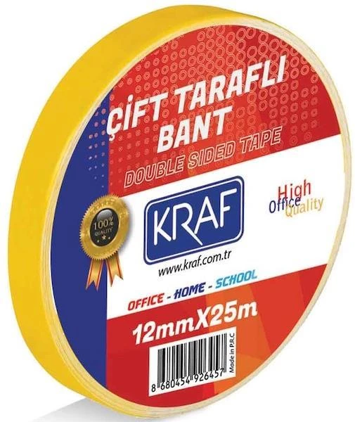 KRAF CIFT TARAFLI BANT 12*25 2512G