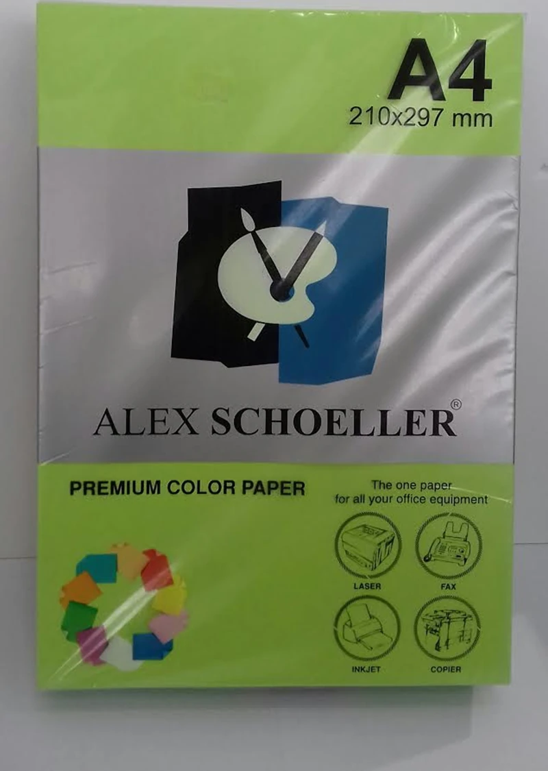 Alex Alx-721 Fos.Fotokopi Kağıdı A4 80Gr 500Lü Yşl