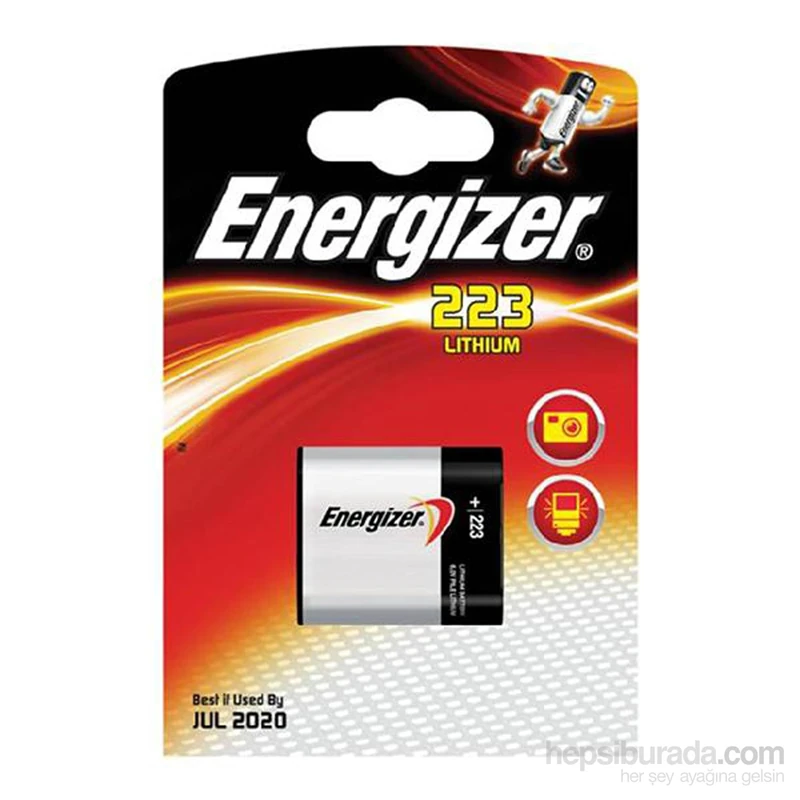 Energizer 223, CRP2 6V Lityum Pil