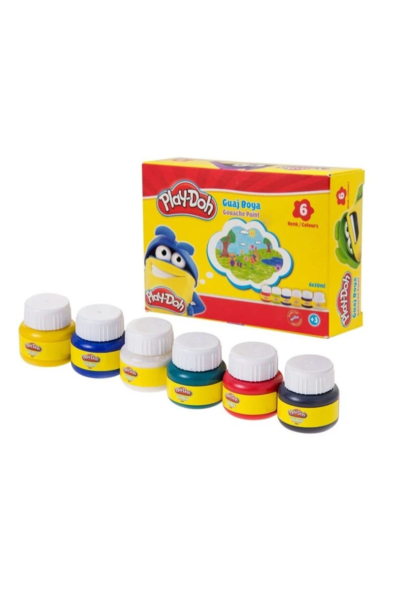 Play-Doh Guaj Boya 6 Renk 30 Ml Gu001
