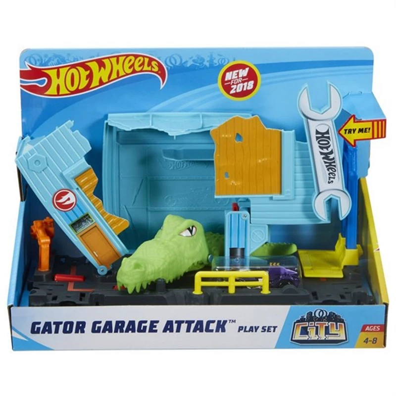 Mattel Fnb05 Hot Wheels Şehirde Yaratık Macerası Oyun Setleri*2