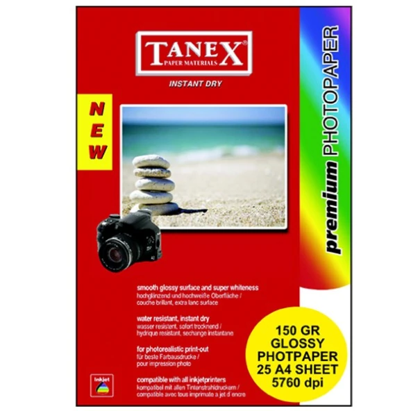 Tanex Fot150A4025 Fotoğraf Kağıdı A/4 150/25