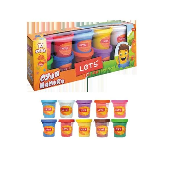 Lets Oyun Hamuru 10 Renk L83100