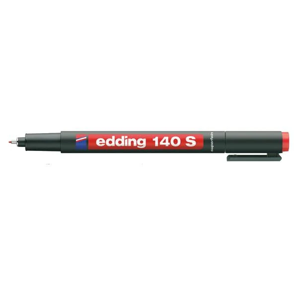 Edding 140/S Asetat Kalemi Kırmızı