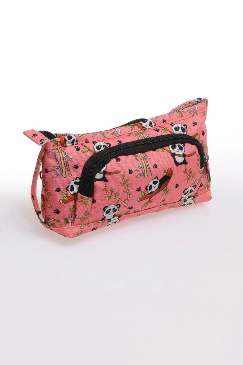 Kaukko Panda Kalem Çantası (Kalemlik) K2094
