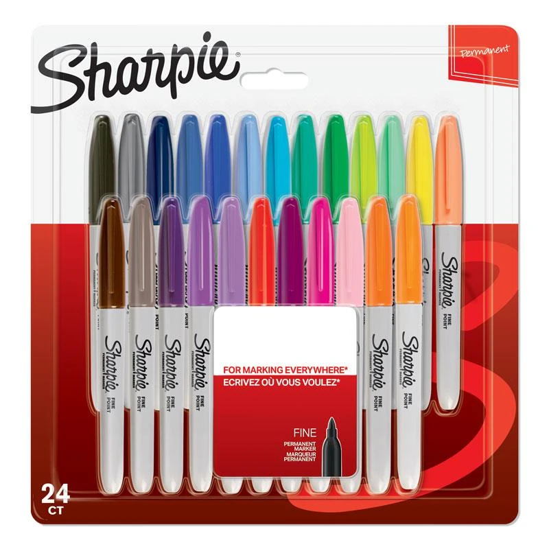 Sharpie 2065405 Permanent Markör 24Lü Karışık Bls