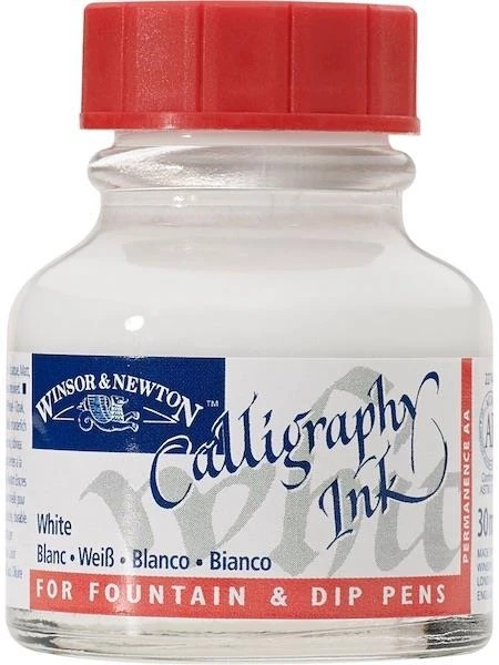 W&N Kaligrafi Mürekkebi Callıgraphy Ink 30 Ml Whıte 702 Wn-1110702