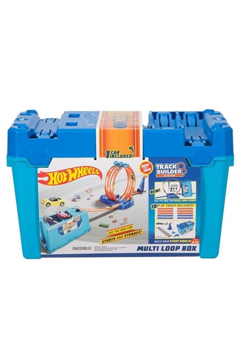 Mattel Flk89 Hot Wheels Track Builder Kutulu Uzman Serisi Yarış Seti*2