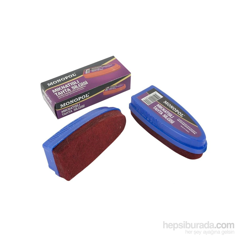Monopol 1404 Keçe Mıknatıslı Tahta Silgisi*144