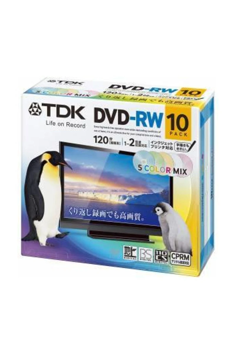 Tdk Dvd-Rw 4.7gb 120MIN 1-4x 10LU Kutulu