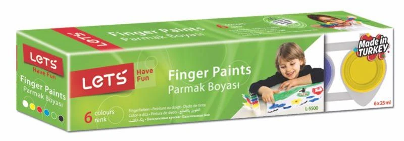 Lets Parmak Boyası 25Ml 6 Renk L5500