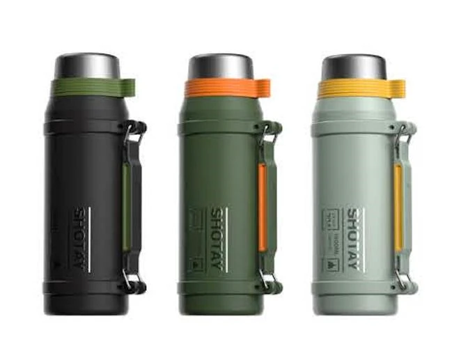 Shotay Matara Paslanmaz Çelik 2000 Ml 3 Karışık Renk-Desen St-8217