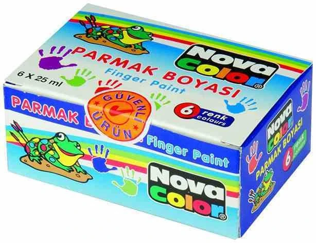 Nova Color Nc-138 Parmak Boyası 6Lı 25Cc