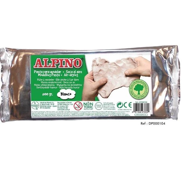 Alpıno Dp-104 Şekillendirme Kili 500 Gr Beyaz