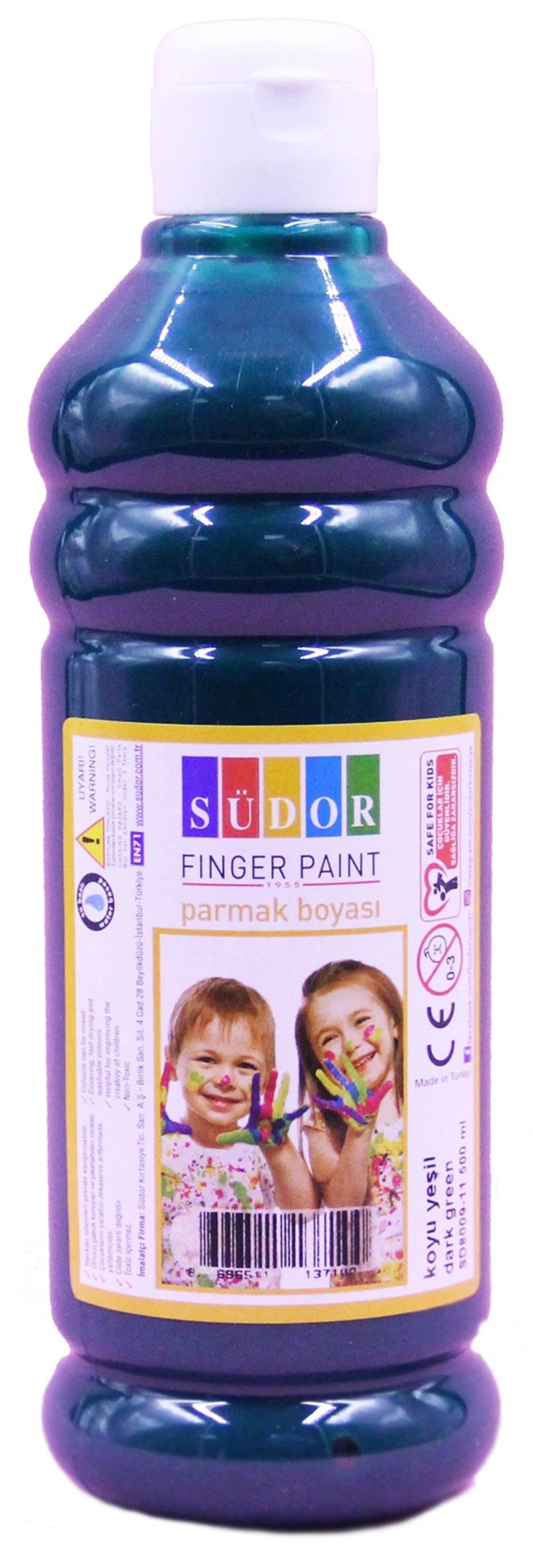 Südor Sd8009-11 Parmak Boyası 500Ml Koyu Yeşil