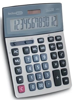 Mas Hesap Makinesi 12 Hane Ofis Tipi Büyük 6902