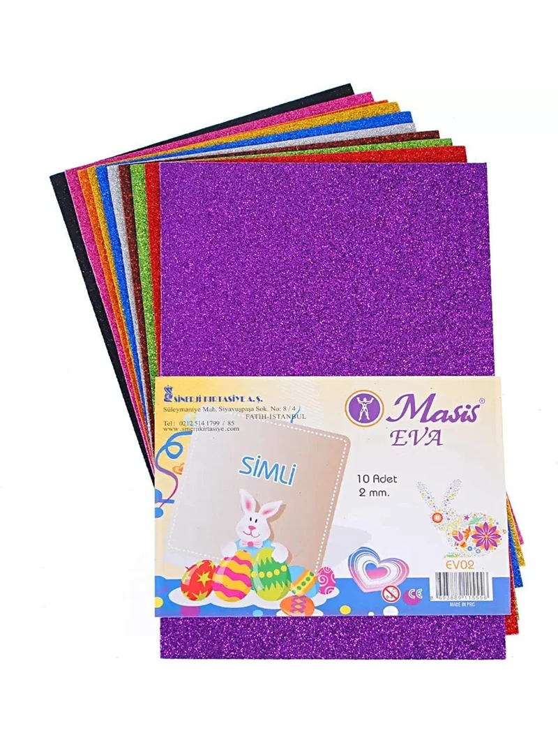 Masis Eva Simli Yapışkanlı 2 Mm. 10 Renk