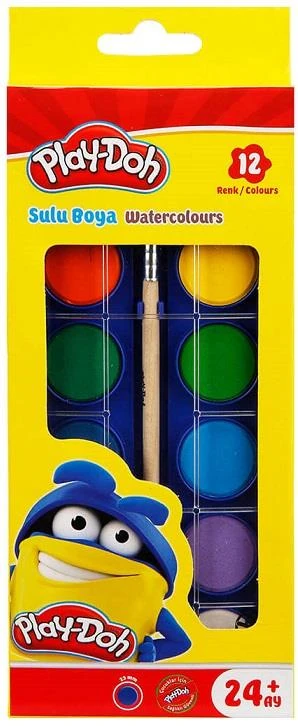 Play-Doh Suluboya 12 Renk Küçük Su002