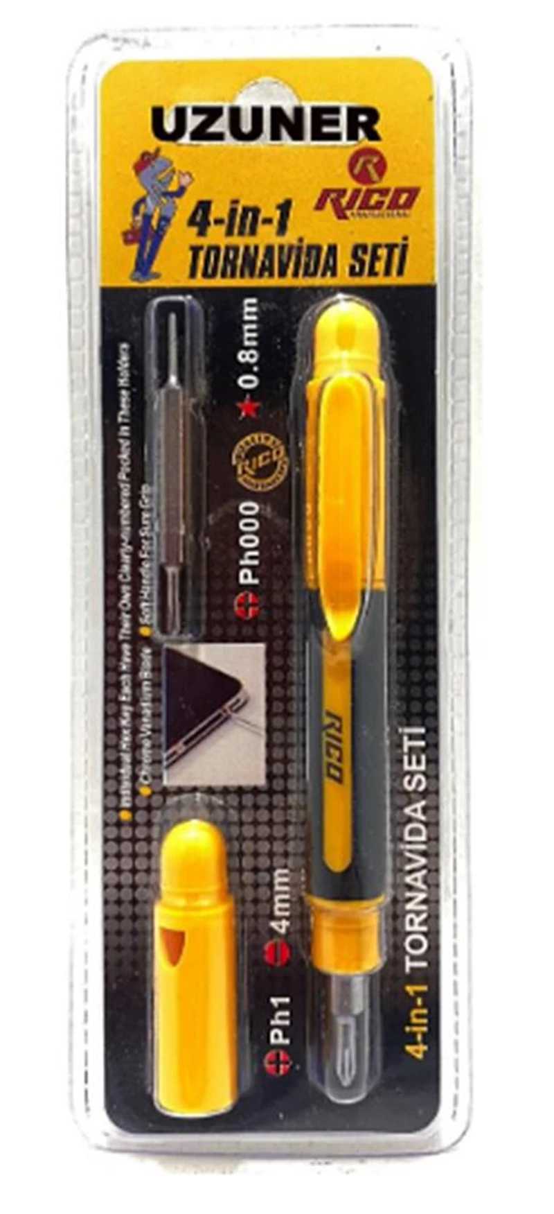 Rıco 003-Rc0040 4İn1 Telefoncu Tornavida Seti