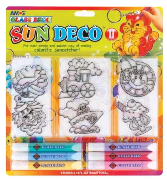 Amos Cam Boyama Seti Sun Deco 10.5 Ml 6 Tüp Pleksi Sd10B6D1
