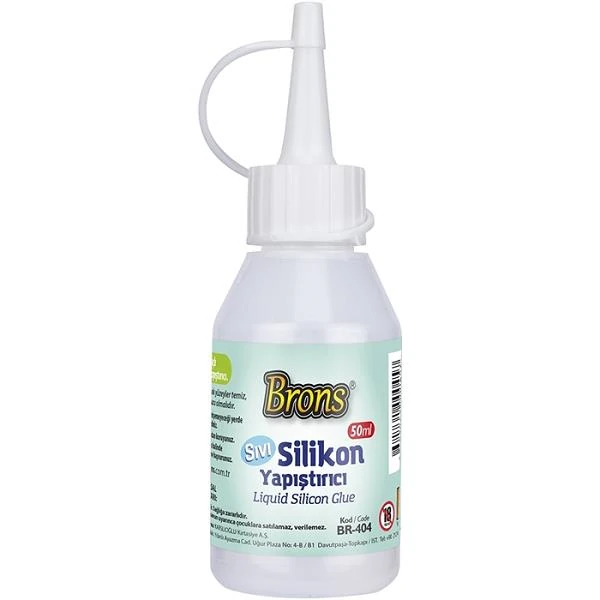 Brons Br-404 Sıvı Silikon Yapıştırıcı 50 Gr