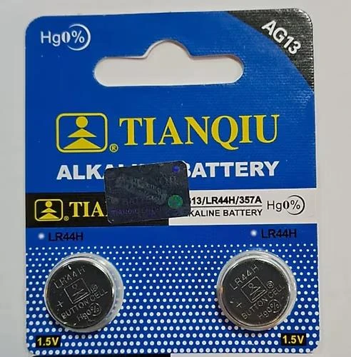Tianqiu AG13 LR44H 357A 1.5V 2'li Alkalin Düğme Pil