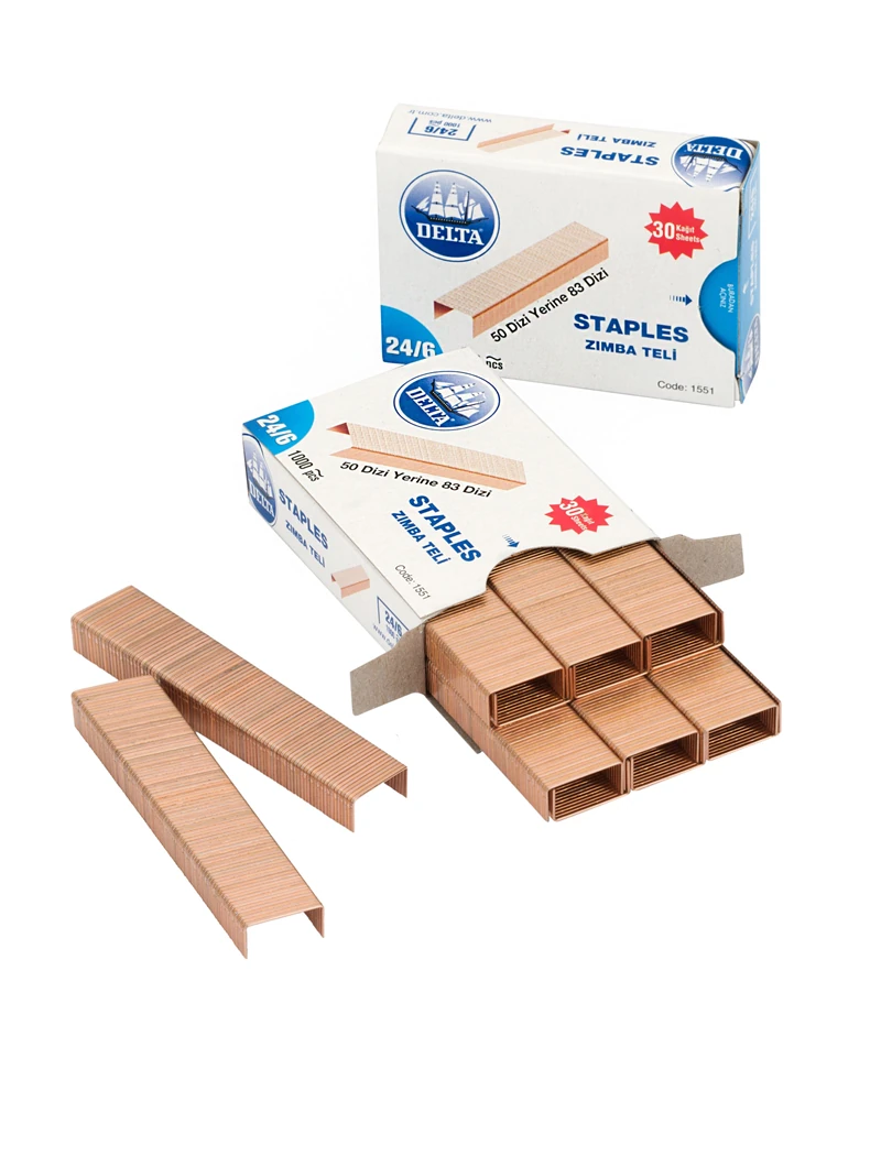 Delta 1552 Zımba Teli Eko Beyaz 24/6 *25