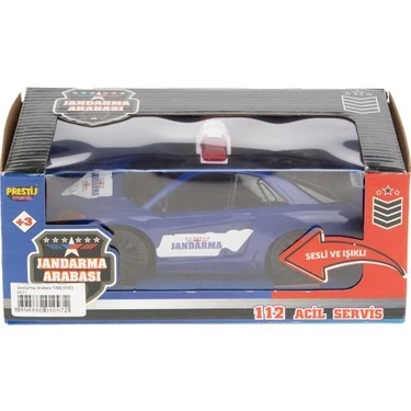 Prestij Fab.2030 Kutulu Sesli Müzikli Jandarma Arabası