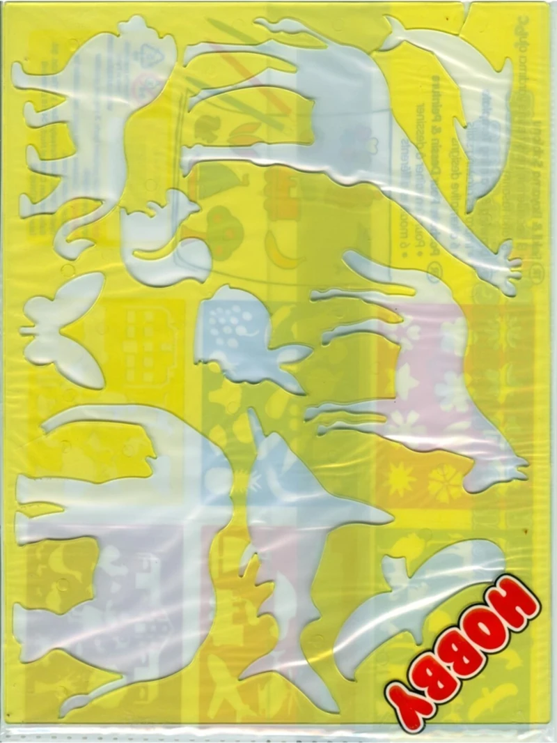 Tüter Şekil Boyama Şablonu Hayvanlar