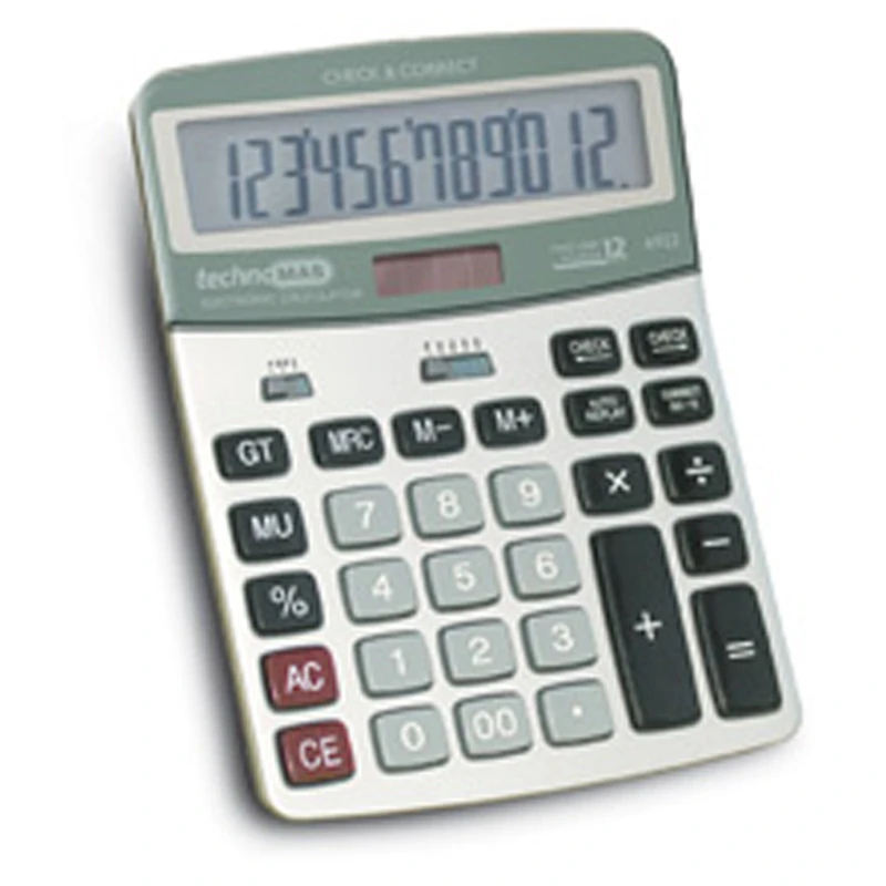 Mas Hesap Makinesi 12 Hane Düzeltmeli Metal 6922