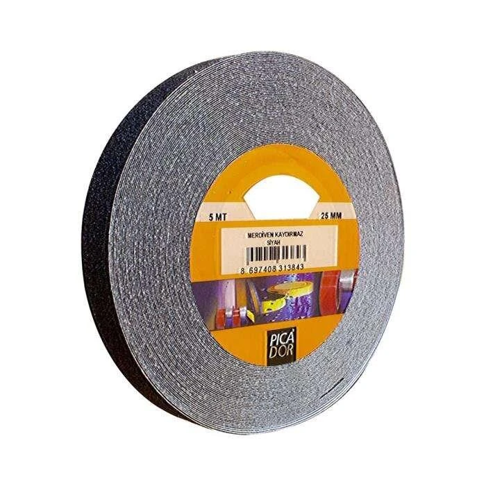 Pıcador Kj020 Pıcatack Merdiven Kaydırmaz 25Mmx5M Siyah