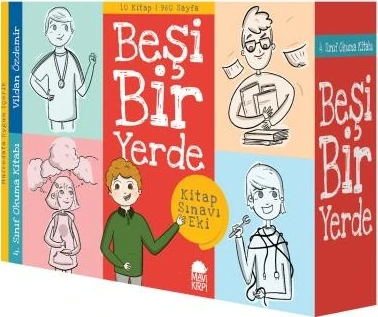 Beşi Bir Yerde 4. Sınıf Okuma Seti (10 Kitap) - Vildan Özdemir